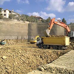 Permanent Shoring Construction Site of Piri Reis University 