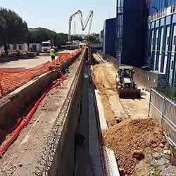 Retaining Wall Manufacturing - Concrete Casting