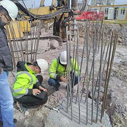 Teiaş Ataşehir Trafo Merkezi Zemin Güçlendirme İşleri - Kazık Süreklilik Testi