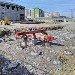 Teiaş Ataşehir Trafo Merkezi Zemin Güçlendirme İşleri - Kazık Yükleme Testi